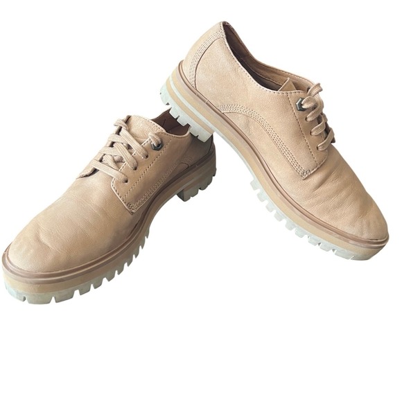 Timberland Shoes - Timberland Oxford Platform Lug Sole Leather Shoes Womens Size 6